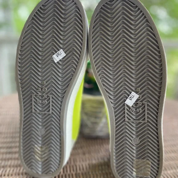 ShuShop Neon Yellow and White Sneakers - Picture 6 of 6